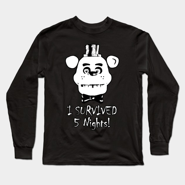 Five Nights Long Sleeve T-Shirt by mizoneroberto